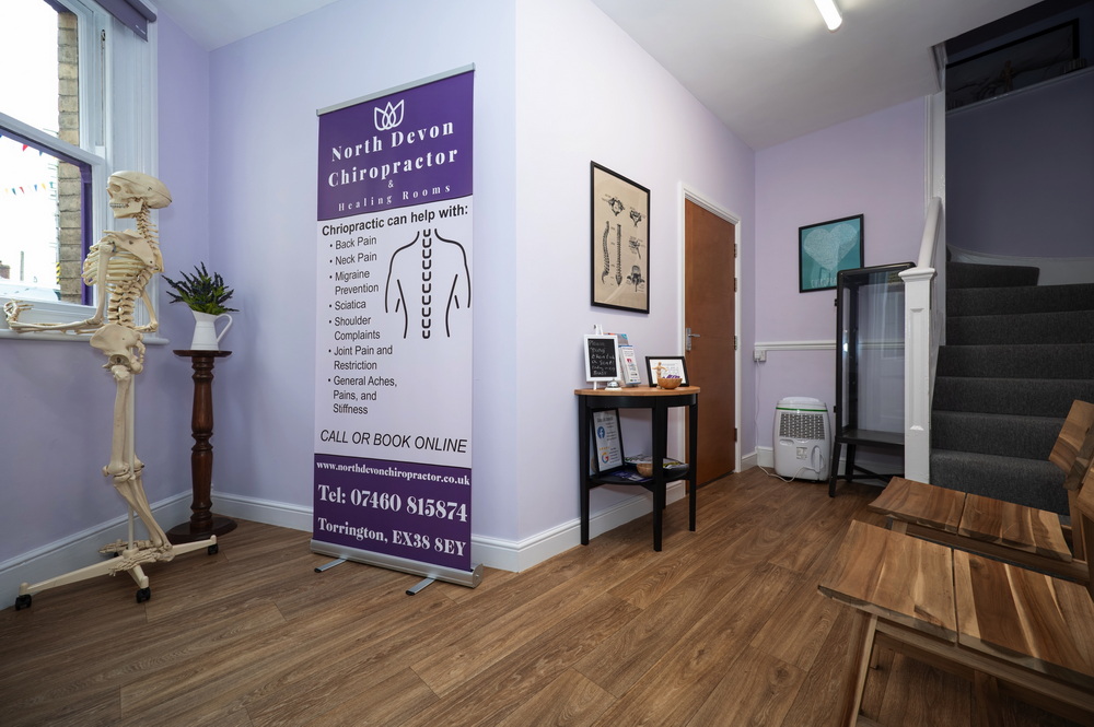 North Devon Chiropractor waiting room